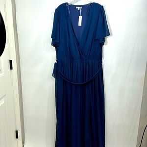 Baltic Born Navy Blue Maxi dress size 3XL.NWT
